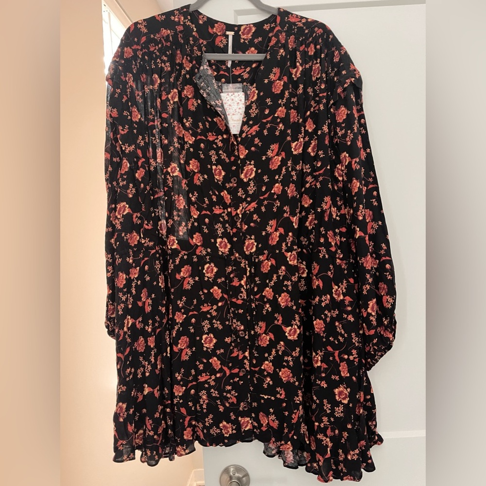 BRAND NEW Floral Free People Mini Dress